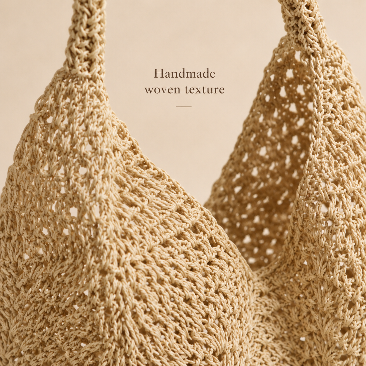 Slouchy woven hobo shoulder tote bag 5