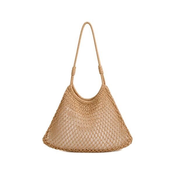 Slouchy Crochet Shoulder Tote Bag