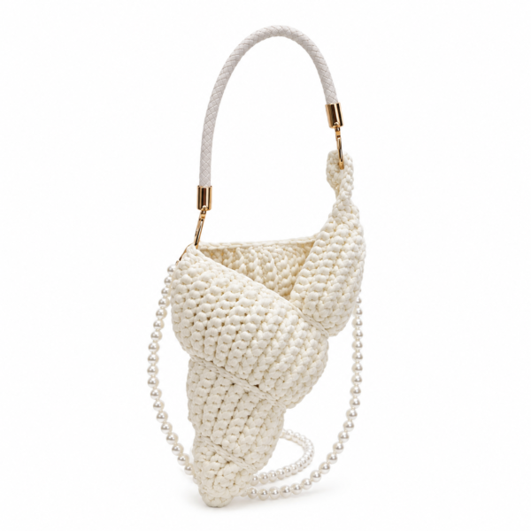 Twisted Crochet Mini Shoulder Bag