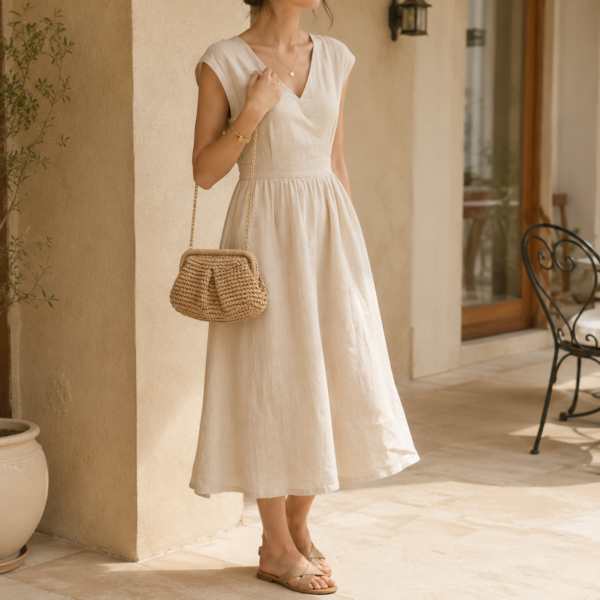 Woven Frame Evening Clutch – main product view