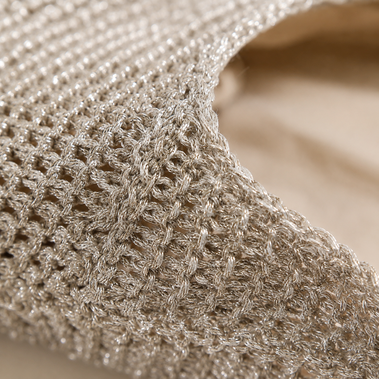 Minimal Crochet Hobo Shoulder Bag - Image 8